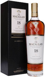 Macallan Old Sherry Oak Old Single Malt Whisky 18 Ani Scoția în Cutie 43% 700ml