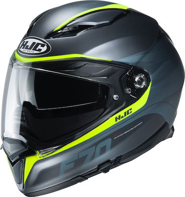 HJC F70 Feron Full Face Helmet with Sun Visor ECE 22.05 1500gr MC4HSF