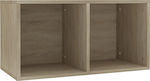 vidaXL with 1 Shelves Sonoma Oak 71x36x34cm