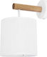 TK Lighting Deva White Modern Lamp Wall with Socket E27 White