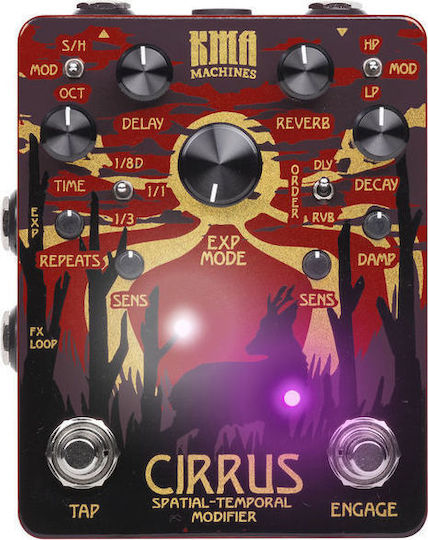 KMA Audio Machines Πετάλι Delay / Reverb Ηλεκτρικής Κιθάρας Cirrus Spatial-Temporal Modifier