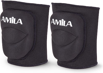 Amila 83075 Adults Volleyball Knee Pads Black Large