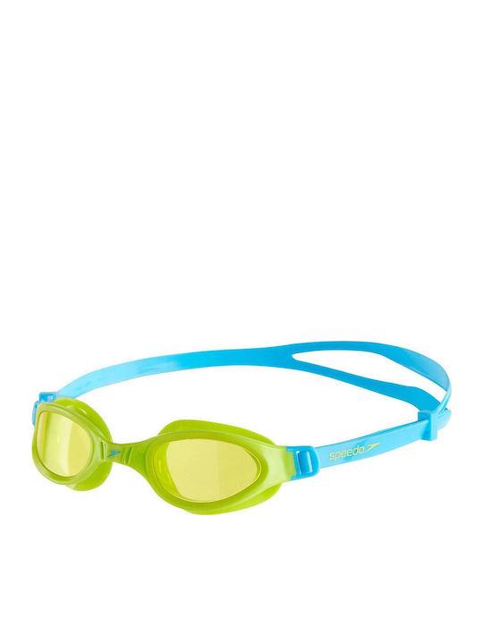 Speedo Futura Plus Swimming Goggles Kids with Anti-Fog Lenses Blue