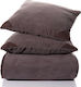 Silk Fashion Four-Seater Sofa Throw 1715 180x350cm Chocolate