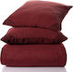 Silk Fashion Three-Seater Sofa Throw 1715 180x300cm Bordo