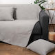 Silk Fashion Armchair Throw 1715 180x180cm Grey