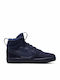 Hof Court Borough Mid 2 Kinder Sportschuhe Basketball mit Schnürsenkeln Marineblau