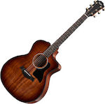 Taylor Semi-Acoustic Guitar 224CE-K Cutaway Brown