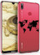 KWmobile Travel Outline Back Cover Σιλικόνης Διάφανο (Huawei Y7 2019 / Y7 Prime 2019)