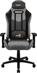 Aerocool Duke Fabric Gaming Chair with Adjustable Arms Ash Black