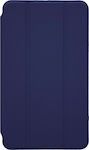 Tri-Fold Flip Cover Δερματίνης / Σιλικόνης Navy (MediaPad T3 10 9.6)
