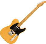 Fender Ηλεκτρική Κιθάρα Classic Vibe 50's Tele MN με SS Διάταξη Μαγνητών Ταστιέρα Maple σε Χρώμα Butterscotch