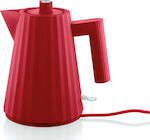 Alessi Plisse Kettle 1lt 2200W Red