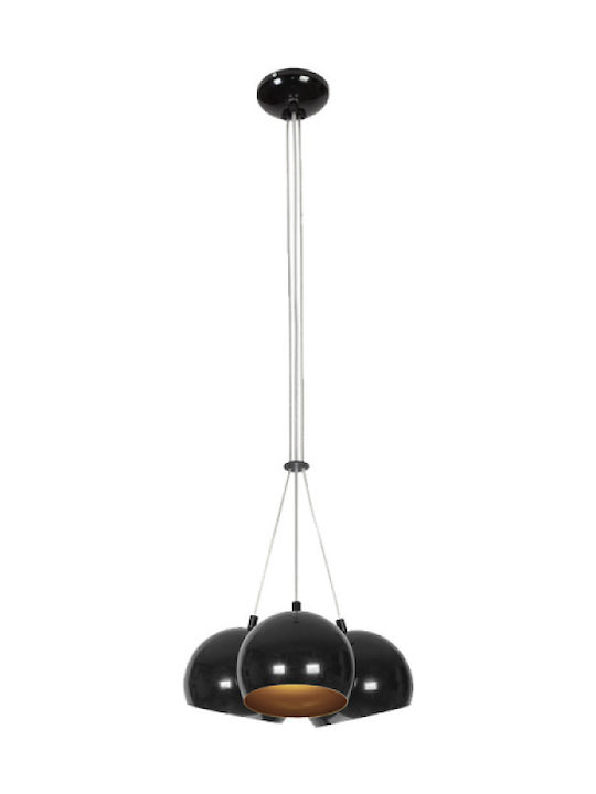 Elmark Pendant Light Black with Socket E27 15x150cm