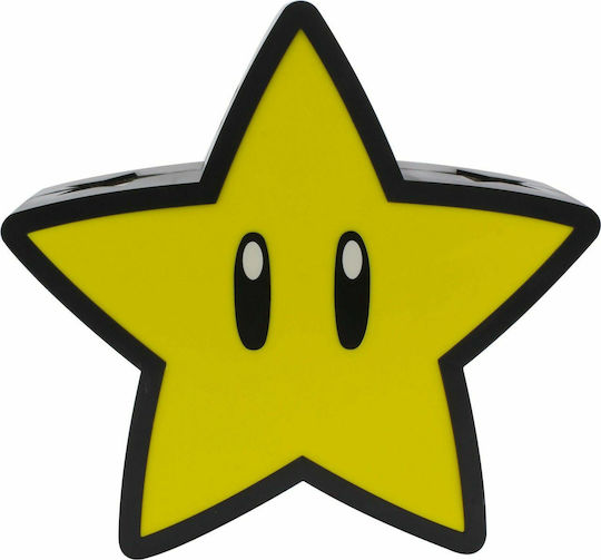 Paladone Led Kids Projector Lamp Super Mario Bros Super Star with Star Projection Yellow 25.5εκ.