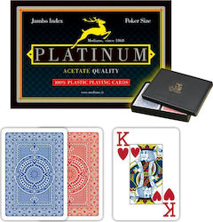 Modiano Acetate Poker 2 Jumbo Index Set Playing Cards 2pcs Plastic for Poker