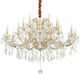 Ideal Lux Napoleon SP18 Chandelier Candlestick 18xE14 Gold 167411