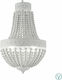 Ideal Lux Monet SP5 Candelabru 5xE14 cu Lemn Alb 162737