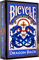 Bicycle Blue Dragon Back by USPC Ediție de colecție Pachet de cărți Plastifiată Albastru