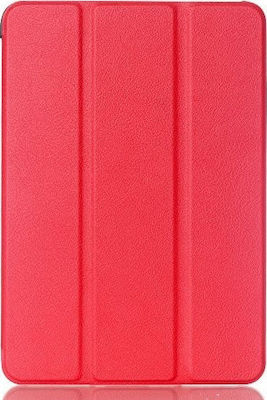 Tri-Fold Flip Cover Synthetic Leather / Silicone Red (iPad 2017/2018 9.7")