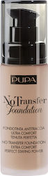 Pupa No Transfer Foundation Mov/alb SPF15 30ml