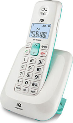 IQ DT-2340SP Telefon fără fir Alb