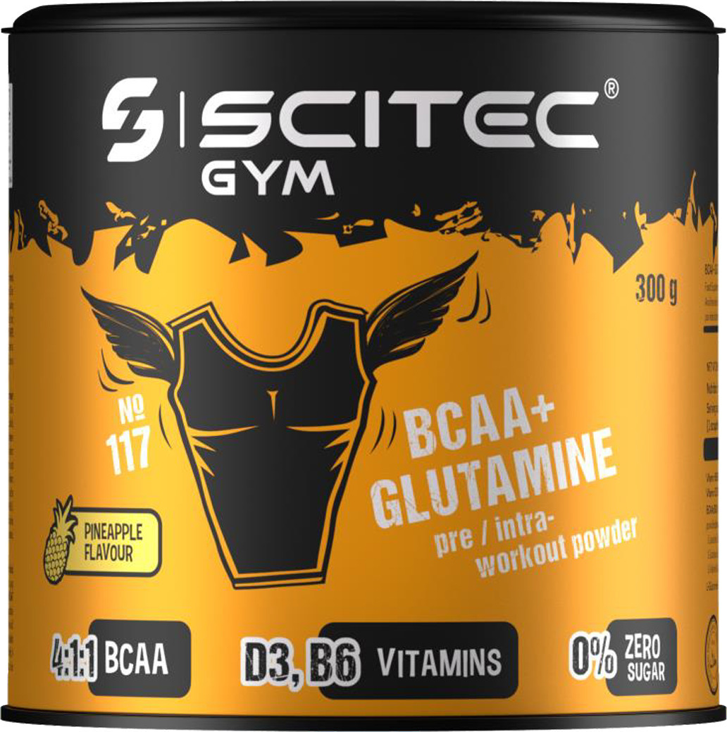Scitec Nutrition Gym BCAA + Glutamine 300gr Pineapple Skroutz.gr