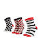 Happy Socks Ανδρικές Κάλτσες με Σχέδια Πολύχρωμες 3Pack