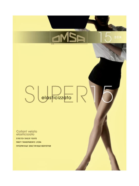 Omsa Super Women's Pantyhose 15 Den Caramel