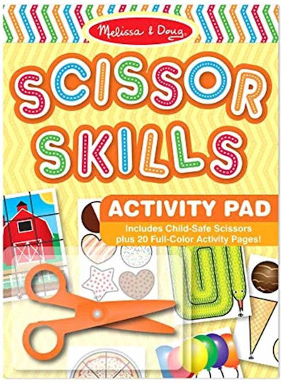 Melissa & Doug Paper Cutting Scissor Skills Activity Pad for Children 3+ years Years