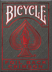 Bicycle Metalluxe Rider Back Συλλεκτική Τράπουλα Poker Κόκκινη