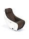Synca Circ Relaxsessel Friseurwaschbecken aus Kunstleder Braun 21.6x37x39cm