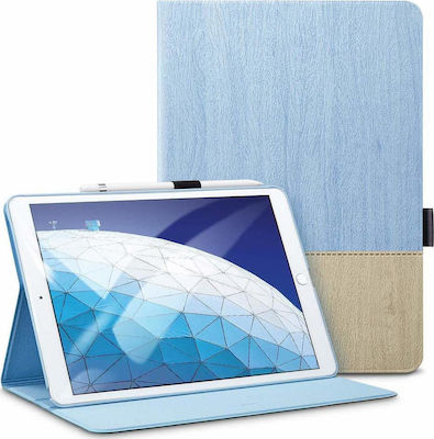 ESR Simplicity Pencil Flip Cover Piele artificială Albastru deschis (iPad Air 2019 / iPad Pro 2017 10.5" - iPad Air 2019 / iPad Pro 2017 10.5")