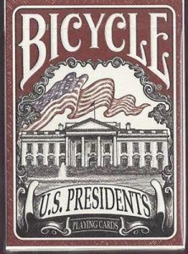 Bicycle U.S Presidents Plasticized Collectable Card Deck Red