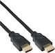InLine HDMI 1.4 High Speed 1080p 120Hz Cable HDMI male - HDMI male 2m Μαύρο