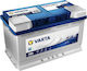 Varta Baterie Auto Blue Dynamic EFB N80 cu Capacitate 80Ah și CCA 800A Pornire/Oprire