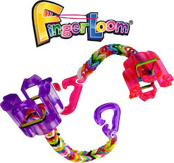 Rainbow Loom Λαστιχάκια Finger Loom Ροζ-Μωβ