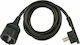 Brennenstuhl Extension Cable Cord 2m Black