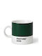 Pantone Lifestyle Cană Espresso Din porțelan Verde închis 120ml