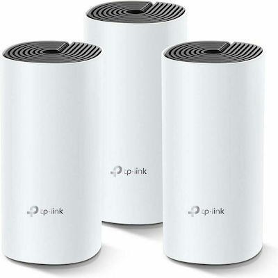 TP-LINK Deco M4 v2 Rețea WiFi Mesh Punct de acces Wi-Fi 5 Banda Duală (2.4 și 5GHz) în Kit triplu