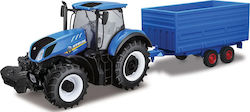 Bburago New Holland T7HD With Hay Trailer Tractor 1:32 for 3++ Years 18-44067