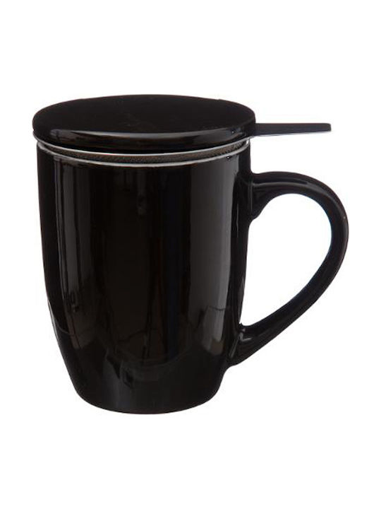 Secret de Gourmet Mug Ceramic with Lid Black 320ml