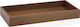 Andrea House Single Wooden Brown Cutlery Tray