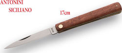 Antonini Pocket Knife Brown with Blade made of Stainless Steel