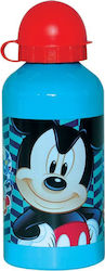 Gim Kids Aluminium Water Bottle Mickey Light Blue 500ml