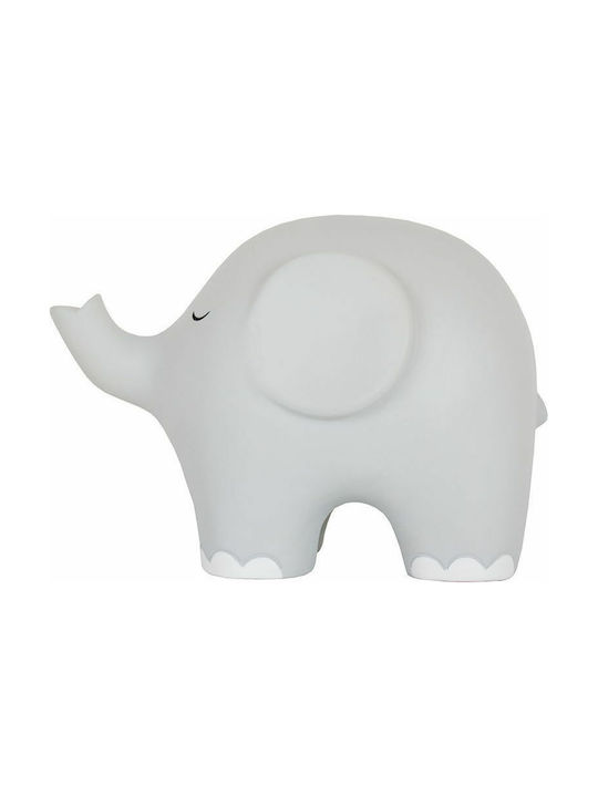 Jabadabado Kids Decorative Lamp Elephant Gray 12εκ.