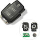 Audi Τηλεcomandă Audi cu 3 butoane 4D0837231N