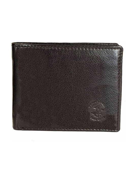 Beverly Hills Polo Club Men's Leather Wallet Brown