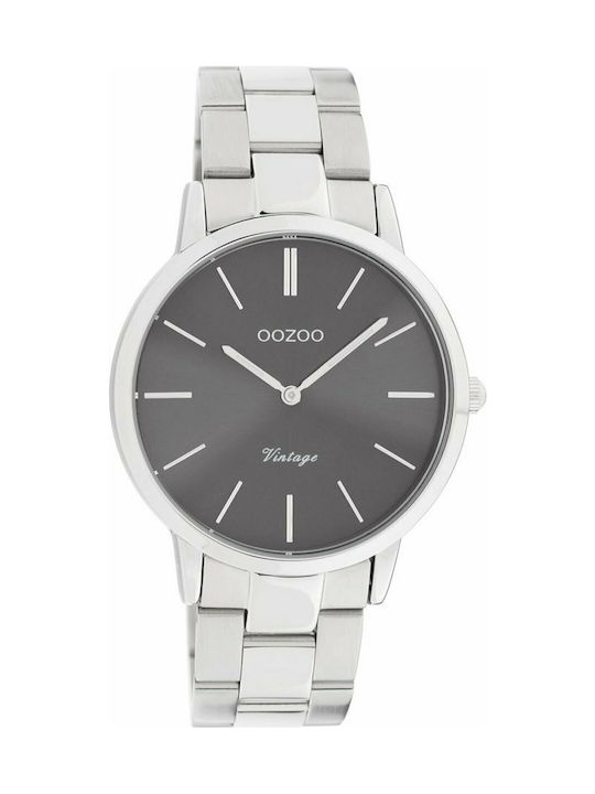 Oozoo Vintage Uhr mit Silber Metallarmband