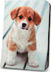 Cute Puppy Flip Cover Piele artificială Multicolor (Universal 9-10.1" - Universal 9-10.1") CPTC10